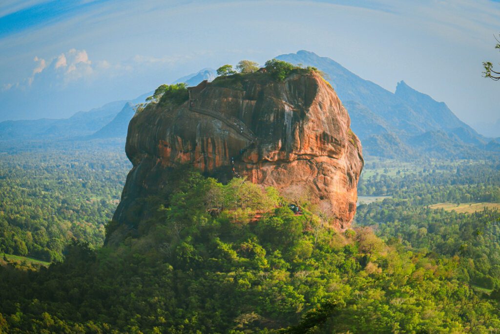 Sigiriya from a distance